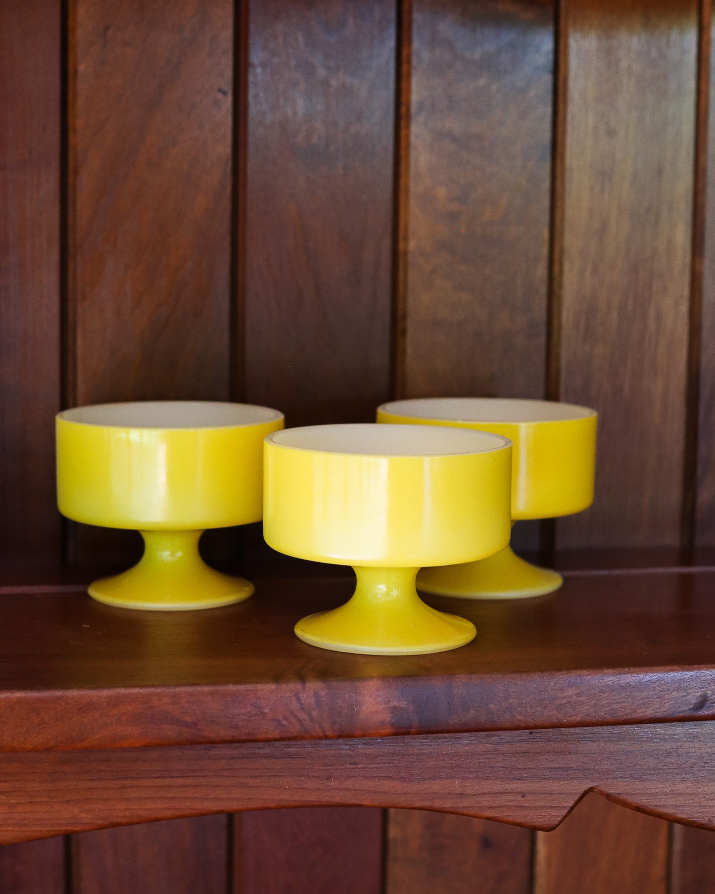 Mid-Century Federal Glass Dessert Cups