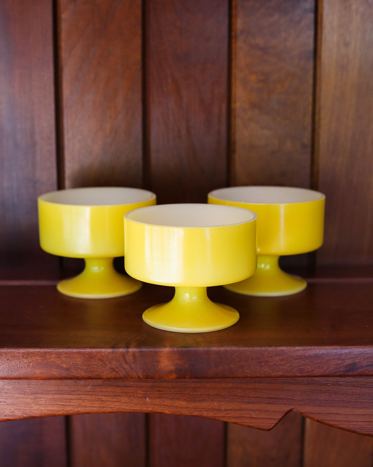 Mid-Century Federal Glass Dessert Cups