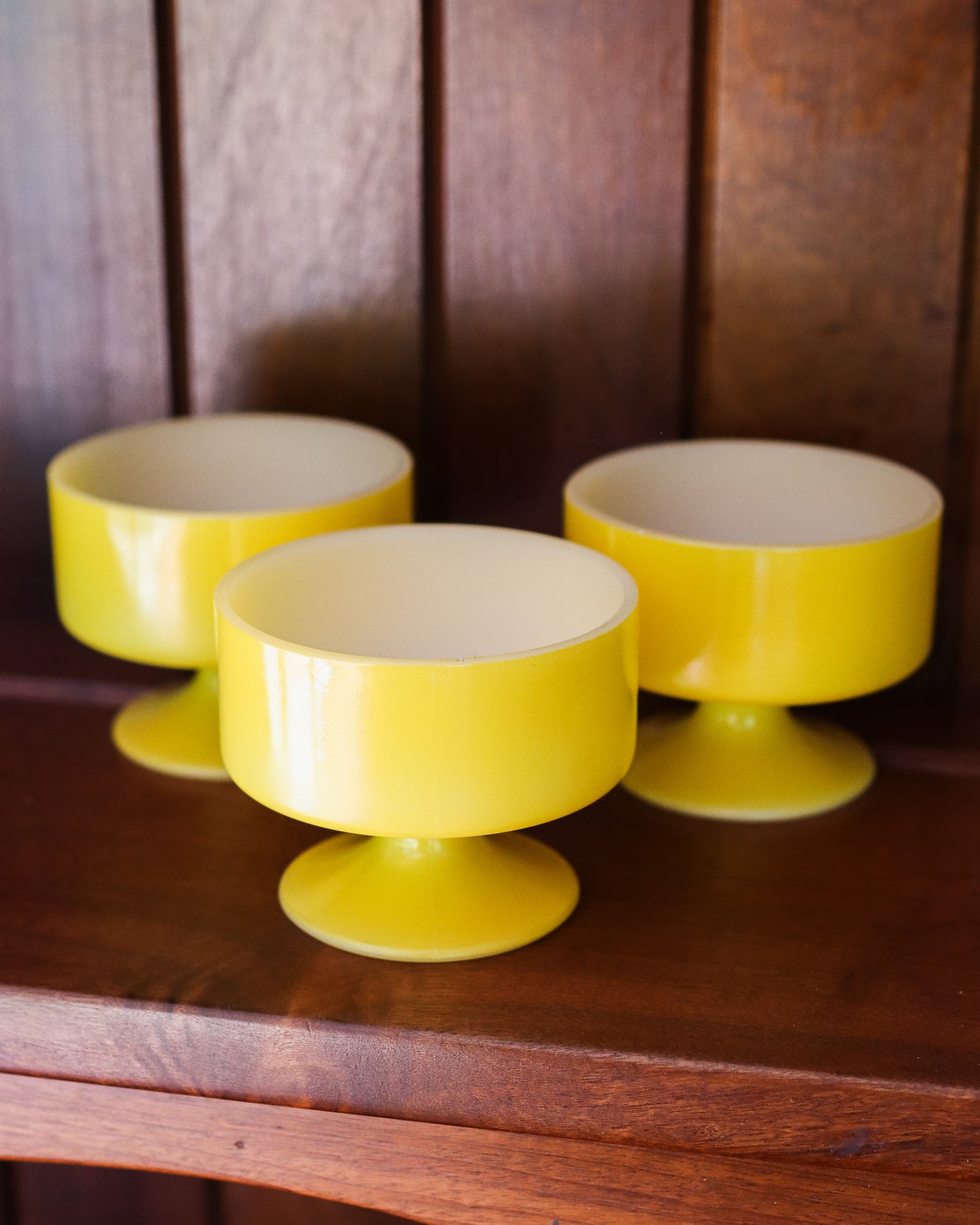 Mid-Century Federal Glass Dessert Cups