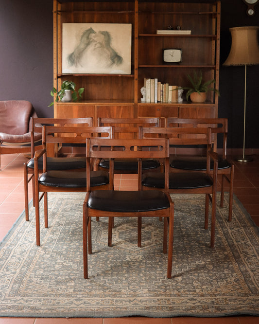 Mid-Century Greaves & Thomas Dining Chairs with Maker's Mark