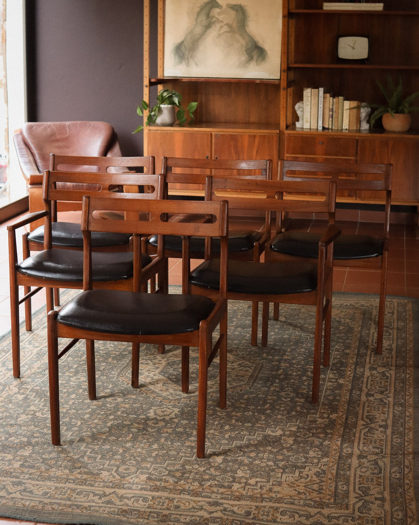 Mid-Century Greaves & Thomas Dining Chairs with Maker's Mark