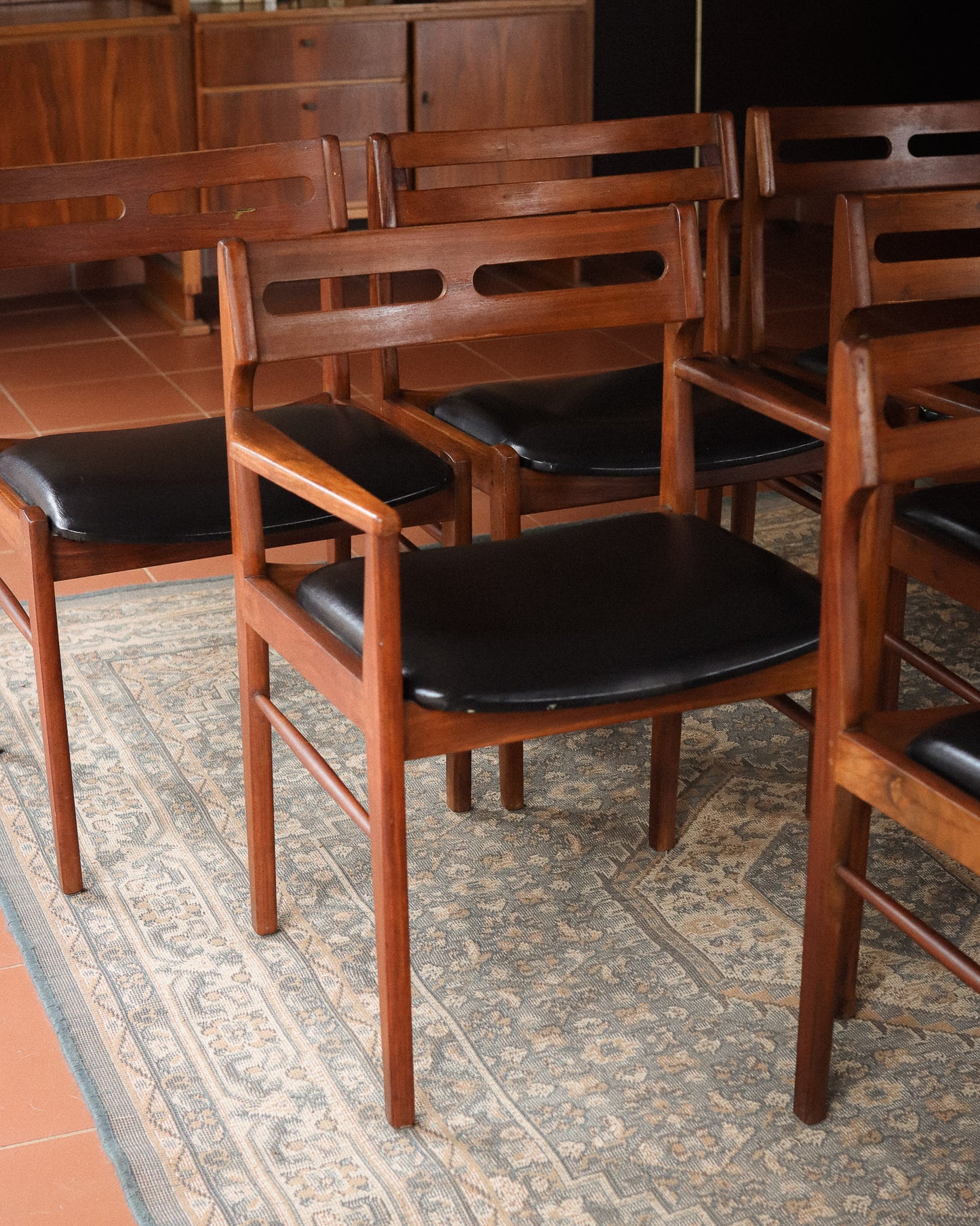 Mid-Century Greaves & Thomas Dining Chairs with Maker's Mark
