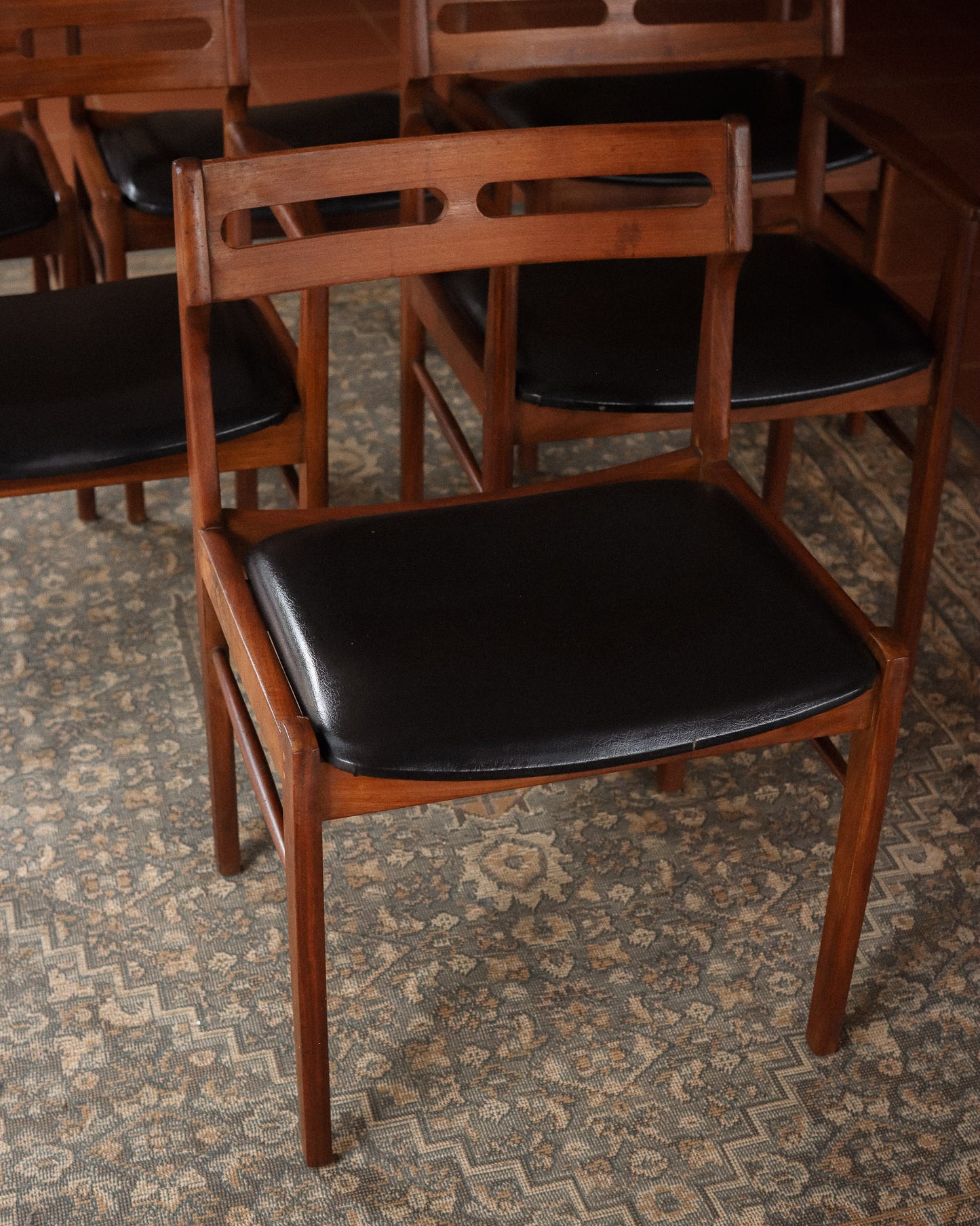 Mid-Century Greaves & Thomas Dining Chairs with Maker's Mark