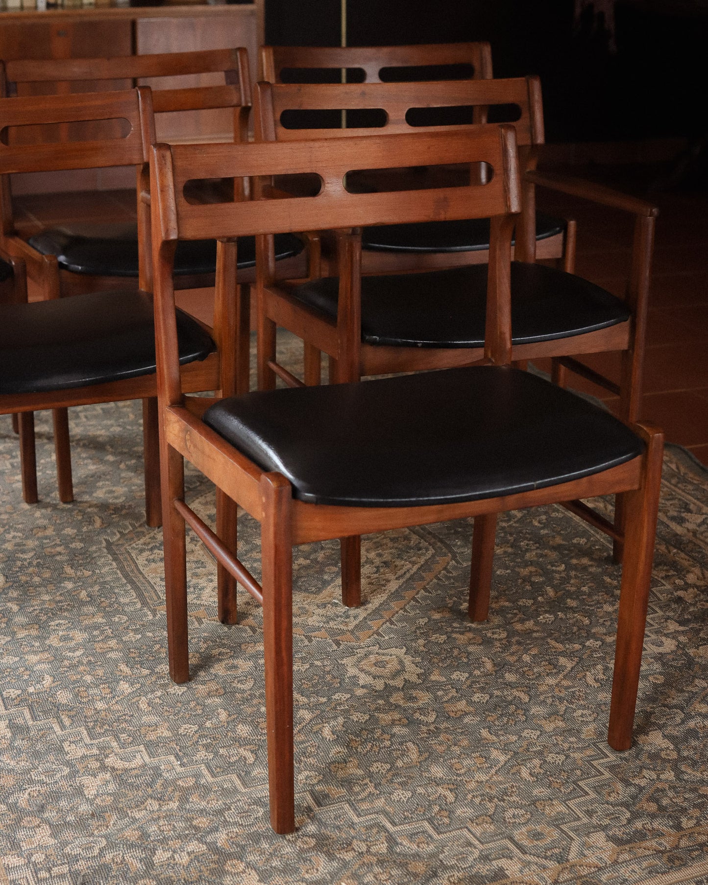 Mid-Century Greaves & Thomas Dining Chairs with Maker's Mark