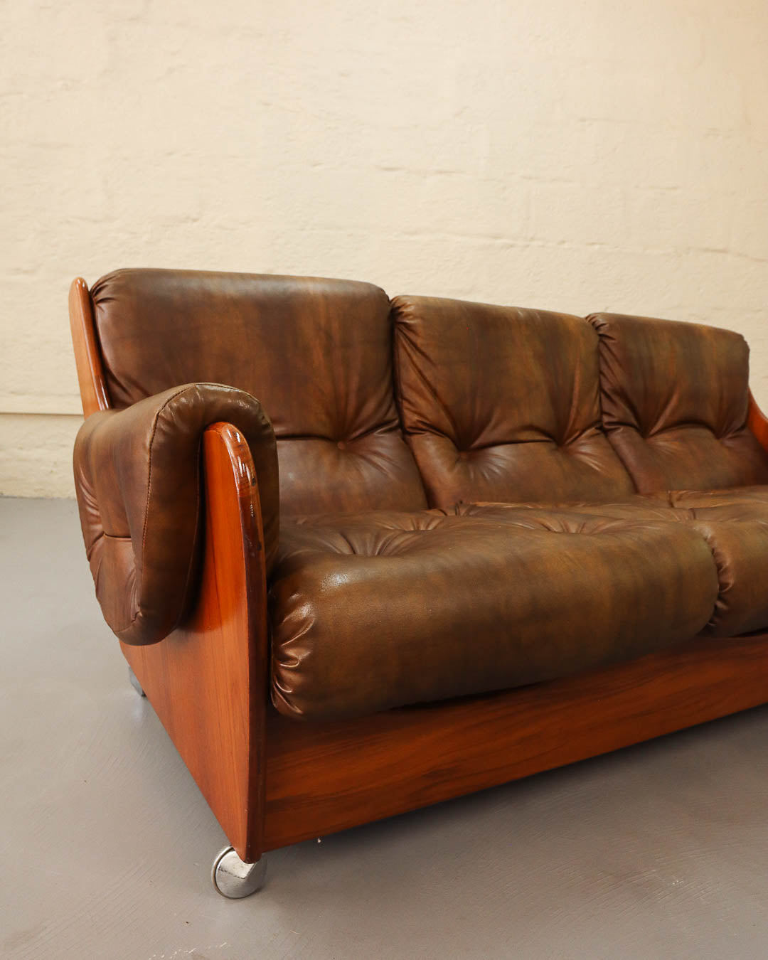 Rare G-Plan Saddleback Three-Seater Couch