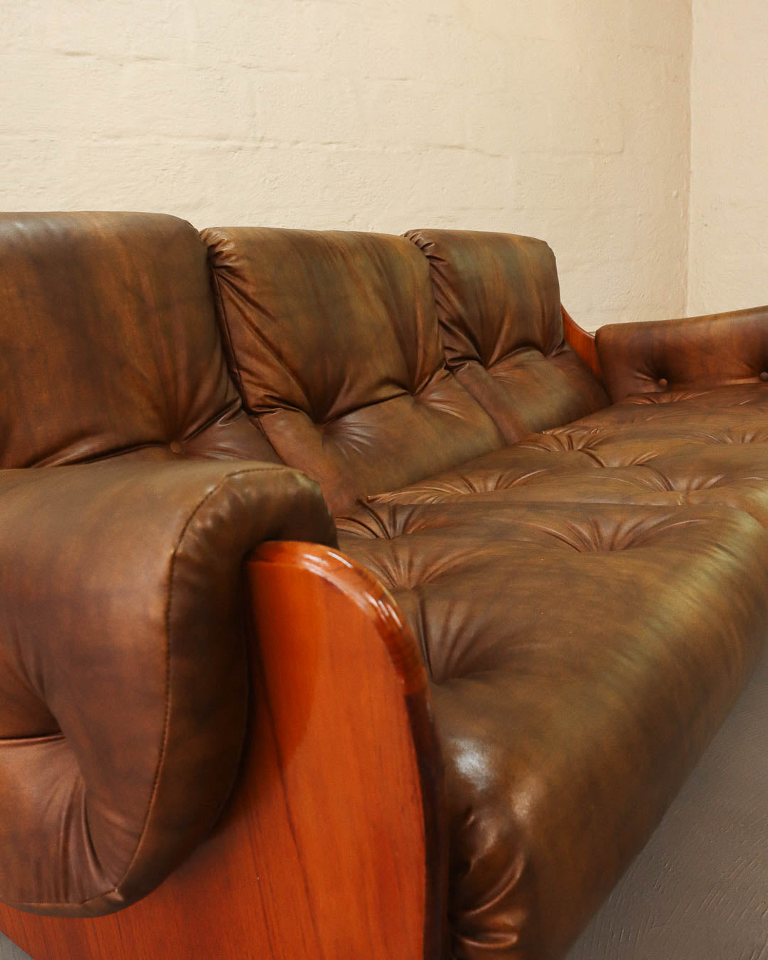Rare G-Plan Saddleback Three-Seater Couch