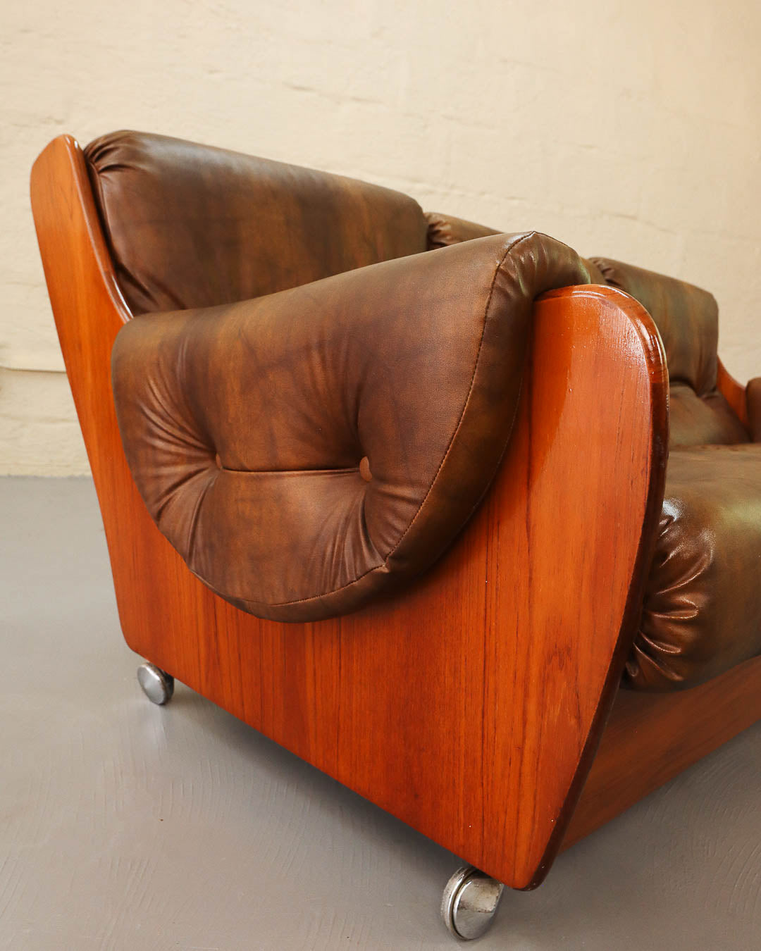 Rare G-Plan Saddleback Three-Seater Couch