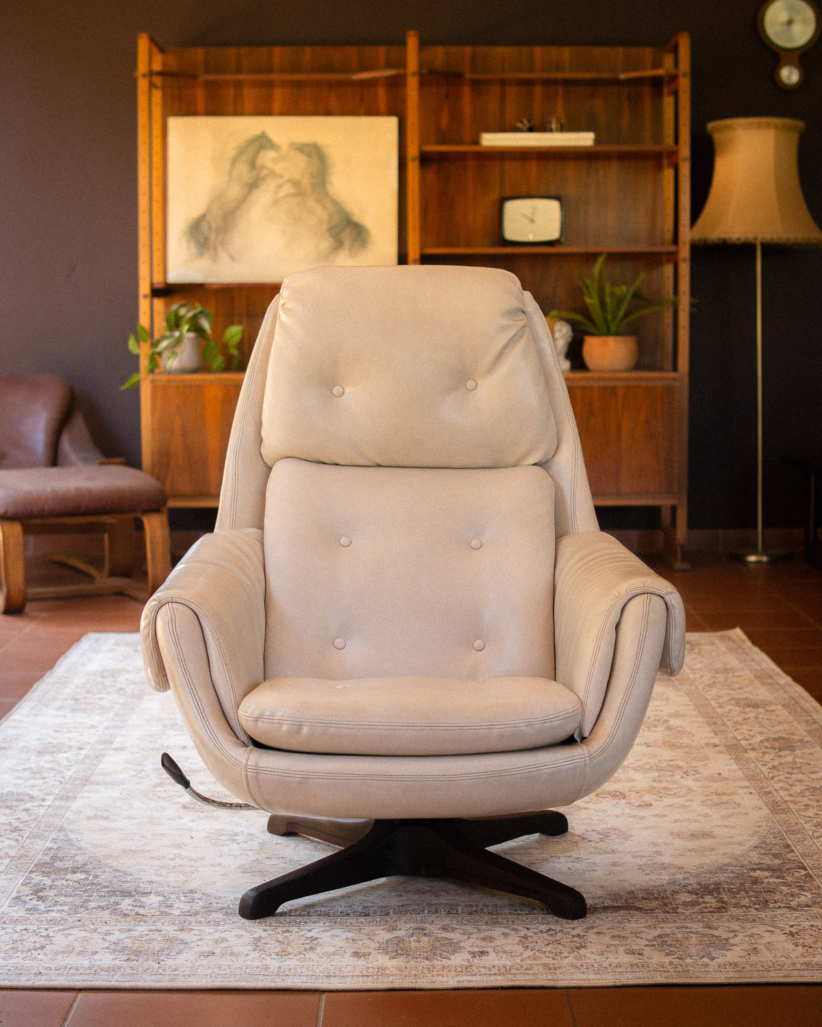 Retro Swivel Armchair by Grafton Everest