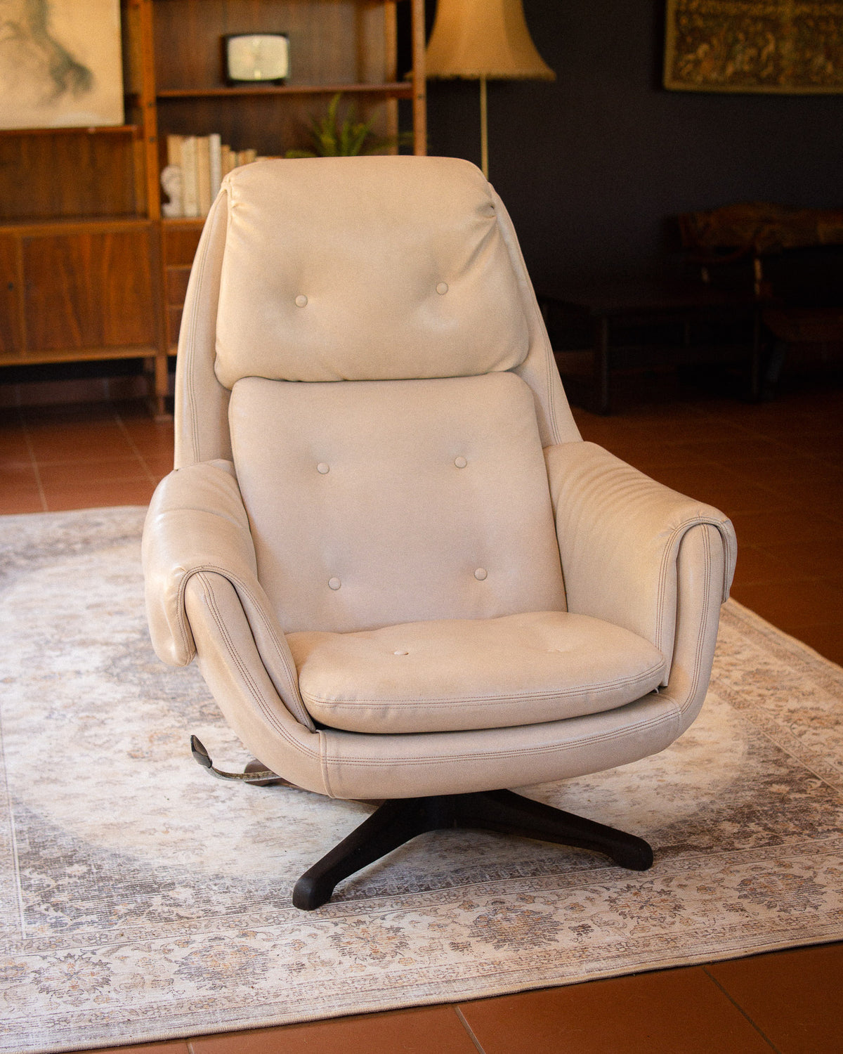 Retro Swivel Armchair by Grafton Everest