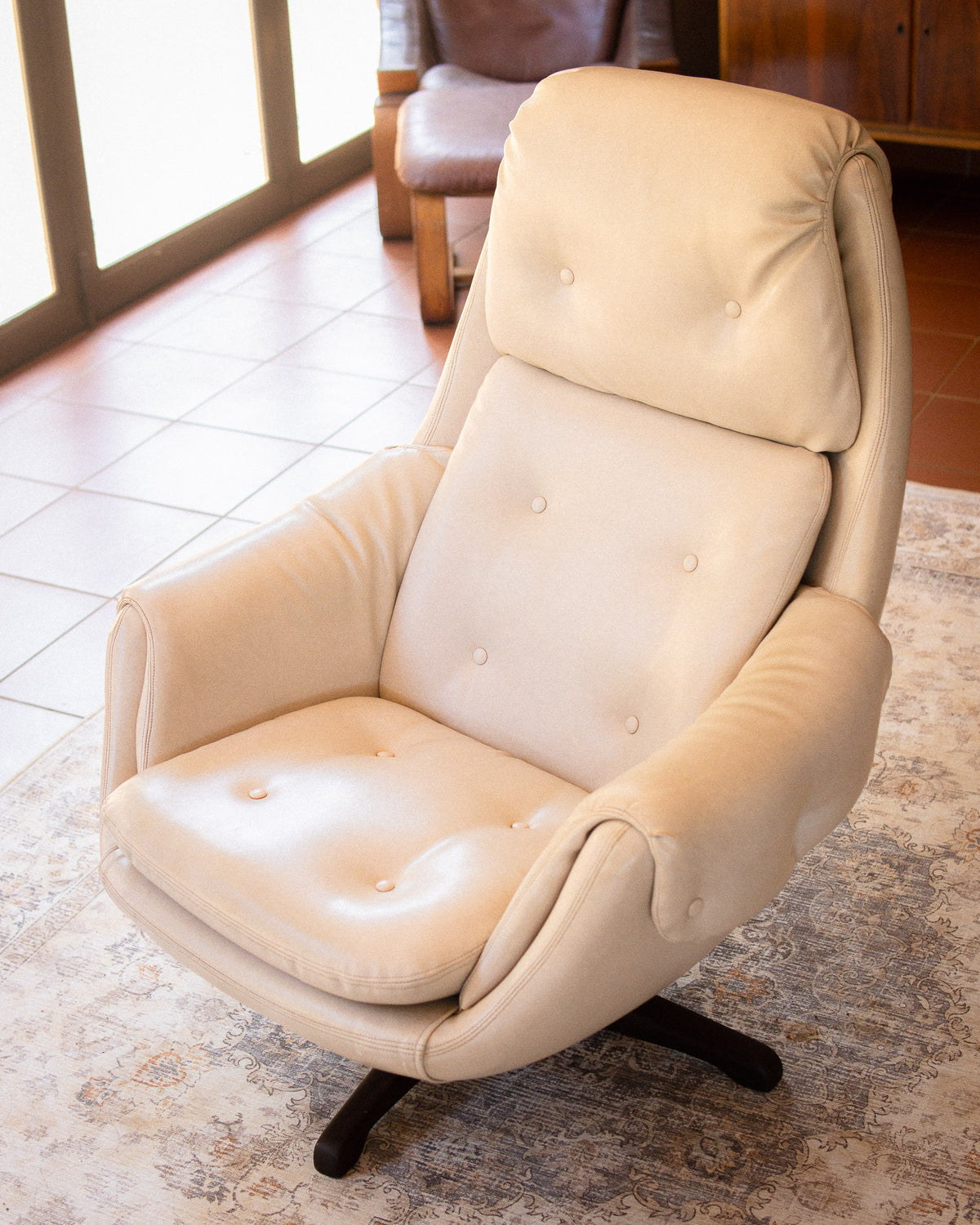 Retro Swivel Armchair by Grafton Everest