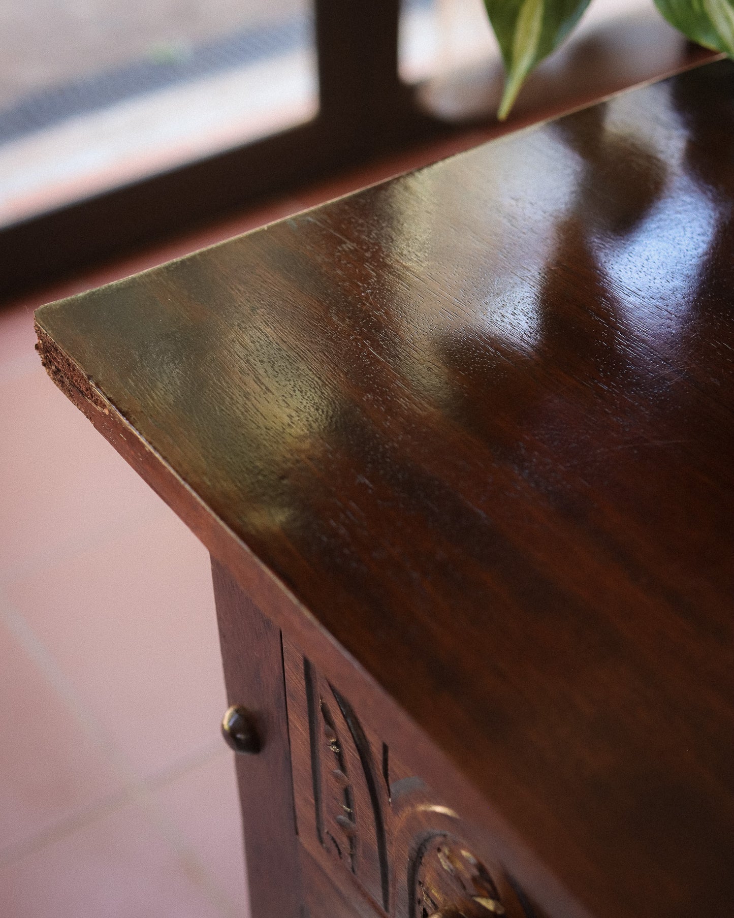 Gothic-Style Carved Sideboard