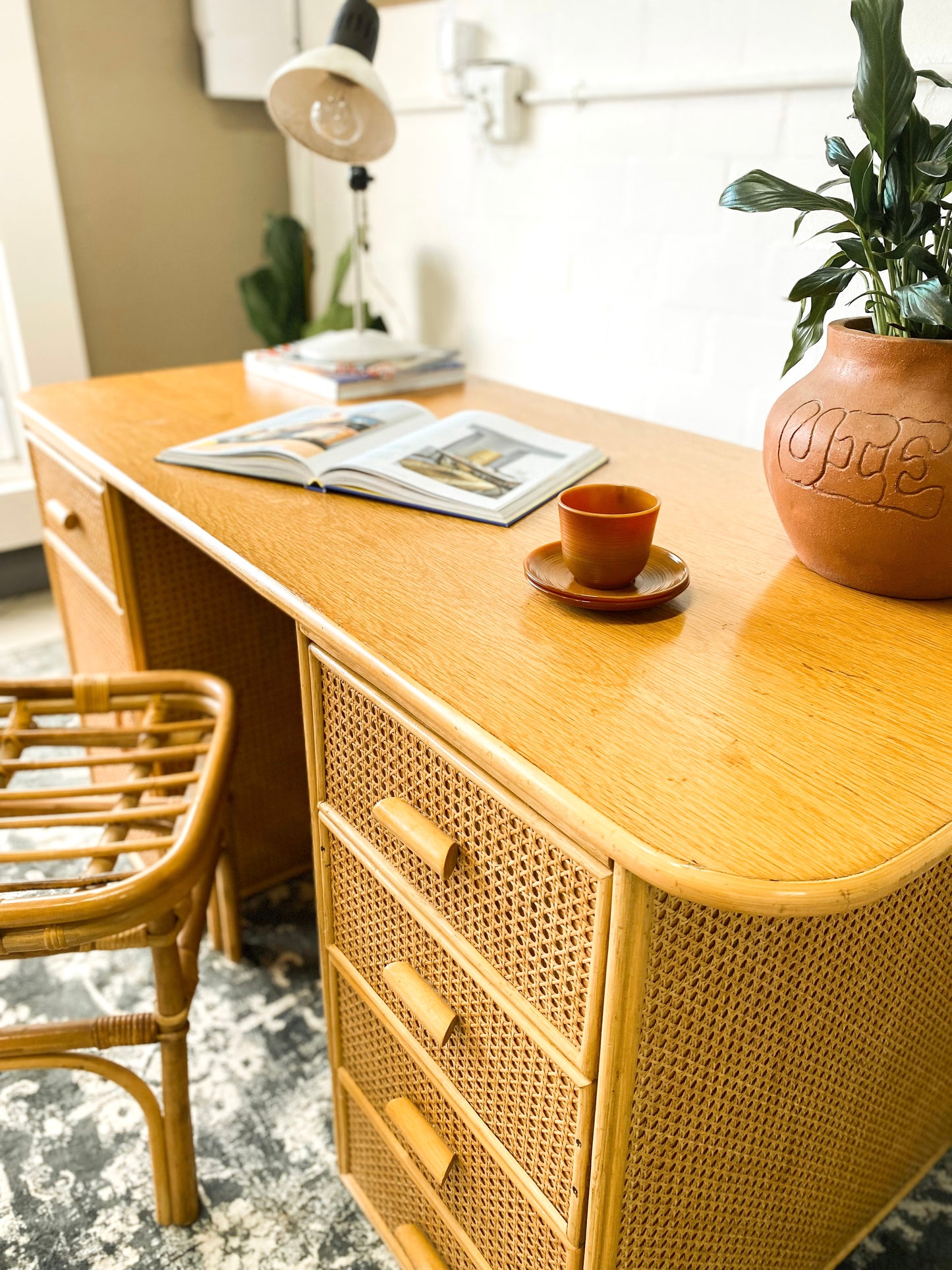 Cane Desk