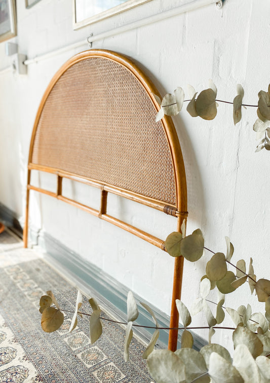 Double Cane Headboard