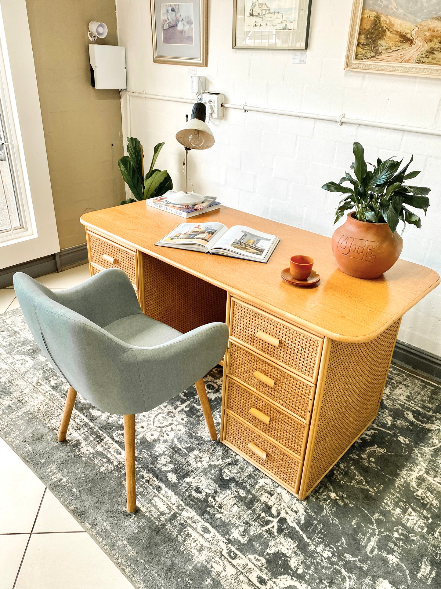 Cane Desk