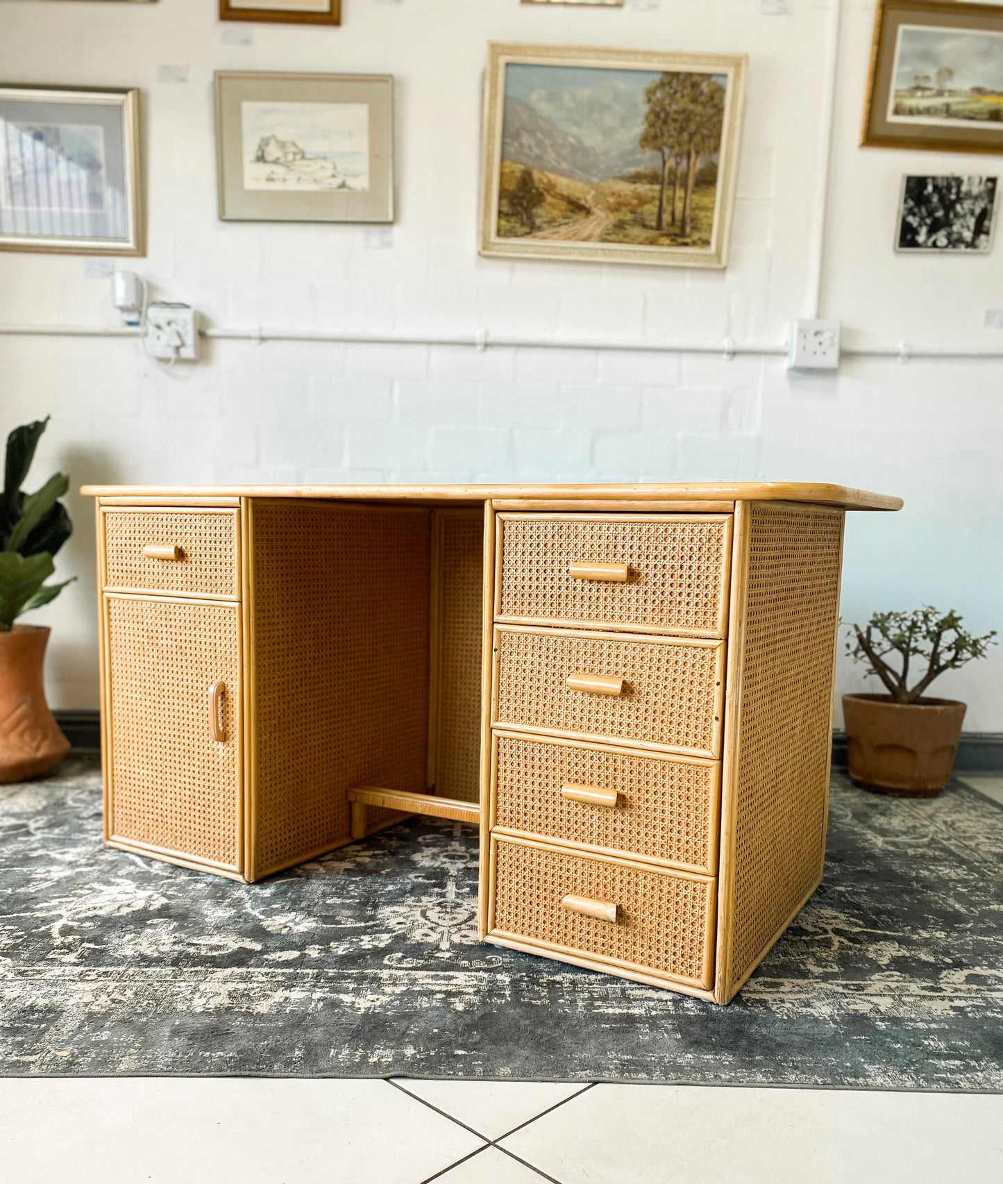 Cane Desk