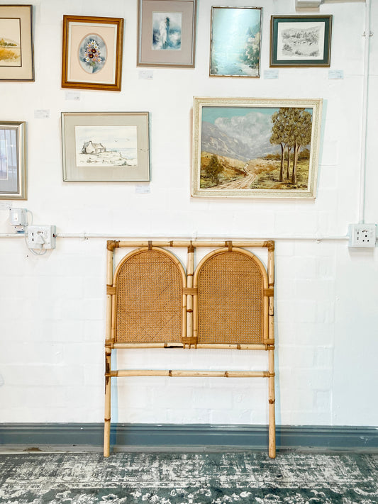 Single Cane Headboard