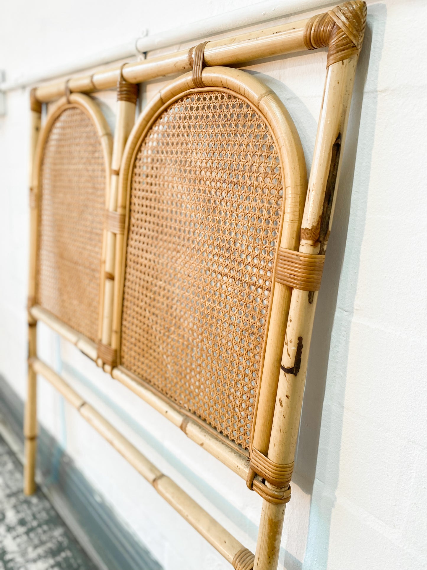 Single Cane Headboard