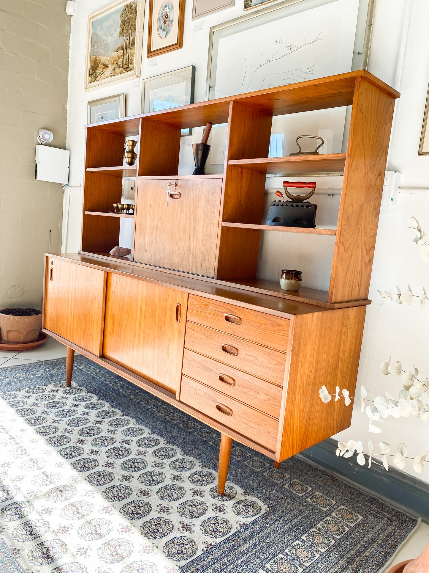 Mid-Century Modern Wall Unit
