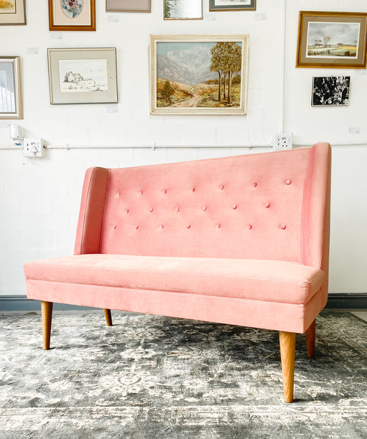 Blush 2 Seater Velvet Bench
