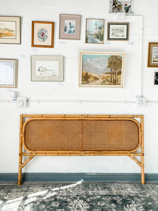 Cane King Headboard