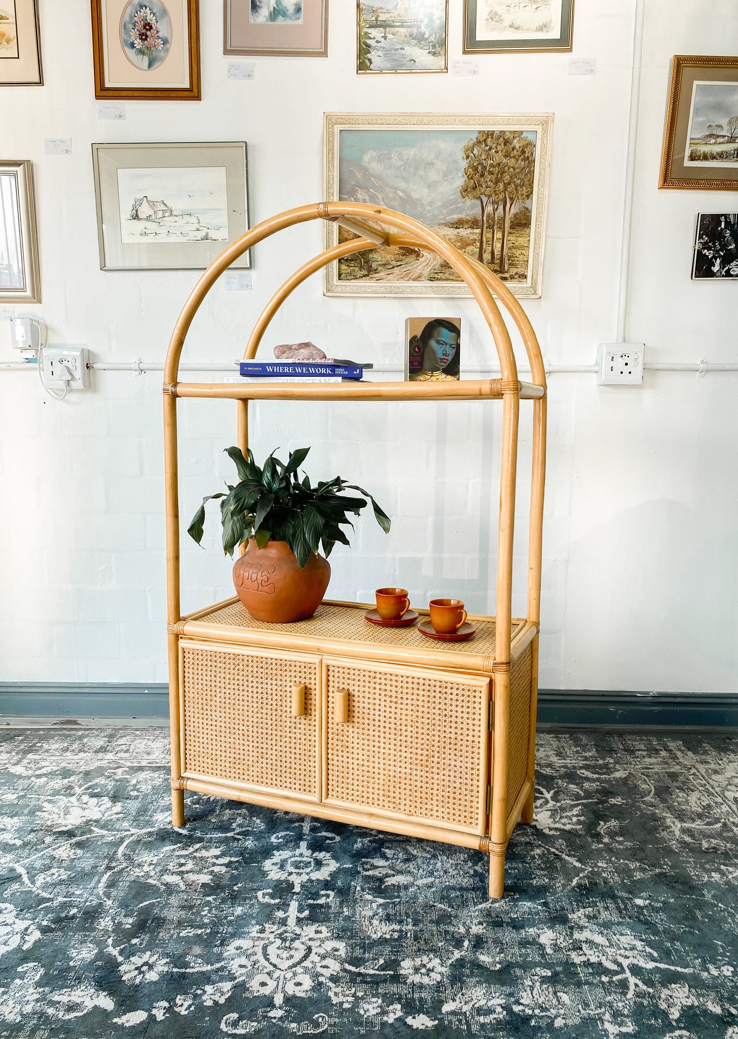 Cane Display Shelf