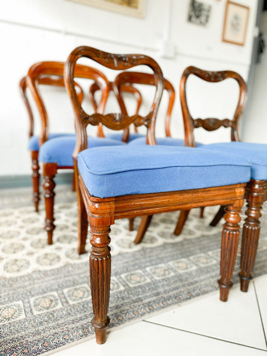 6 English Dining Chairs