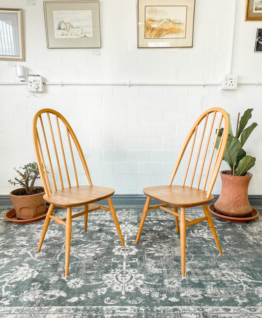 Pair of Ercol Quaker Dining Chairs