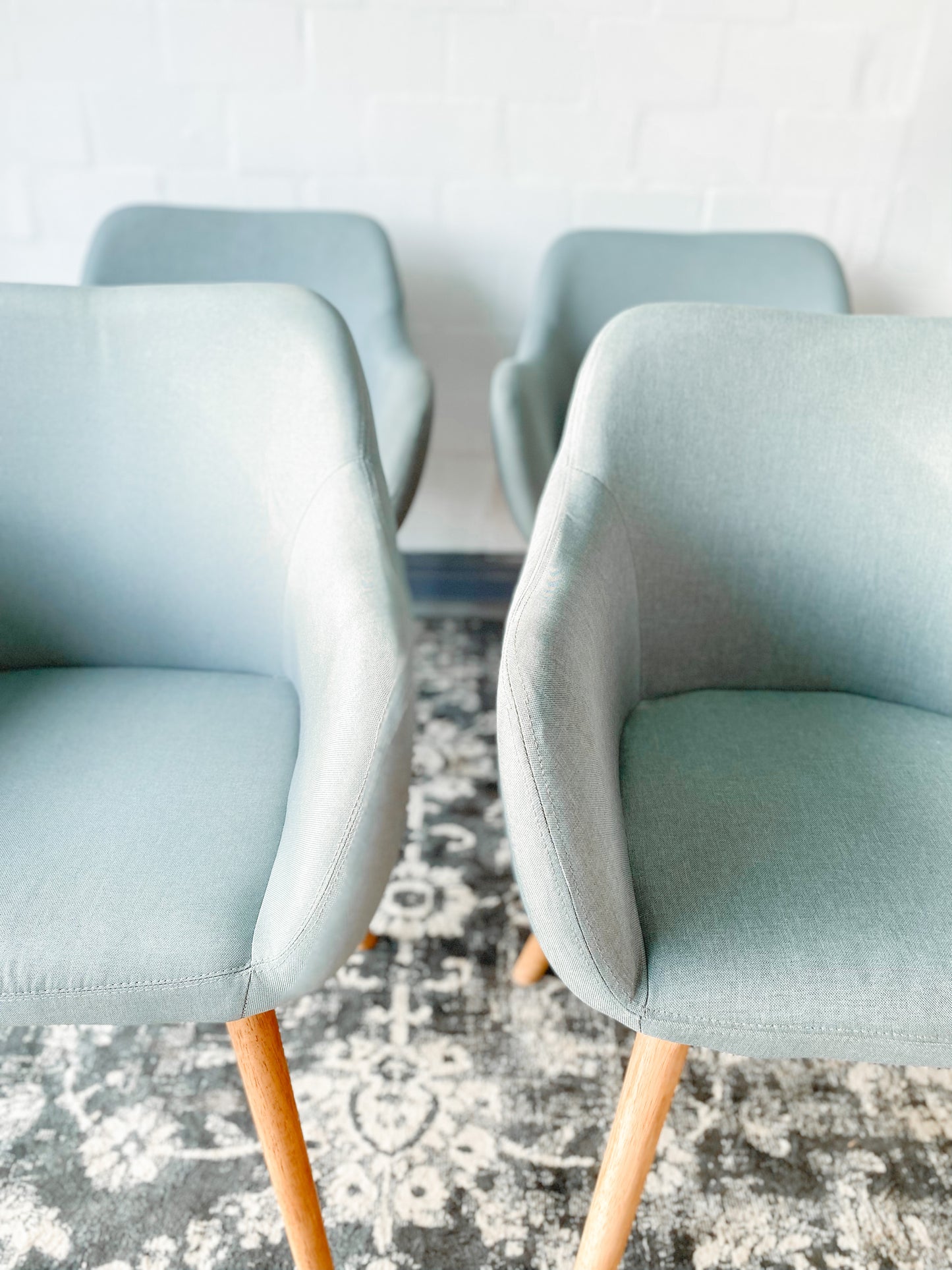 Set of 4 Retro Dining Chairs