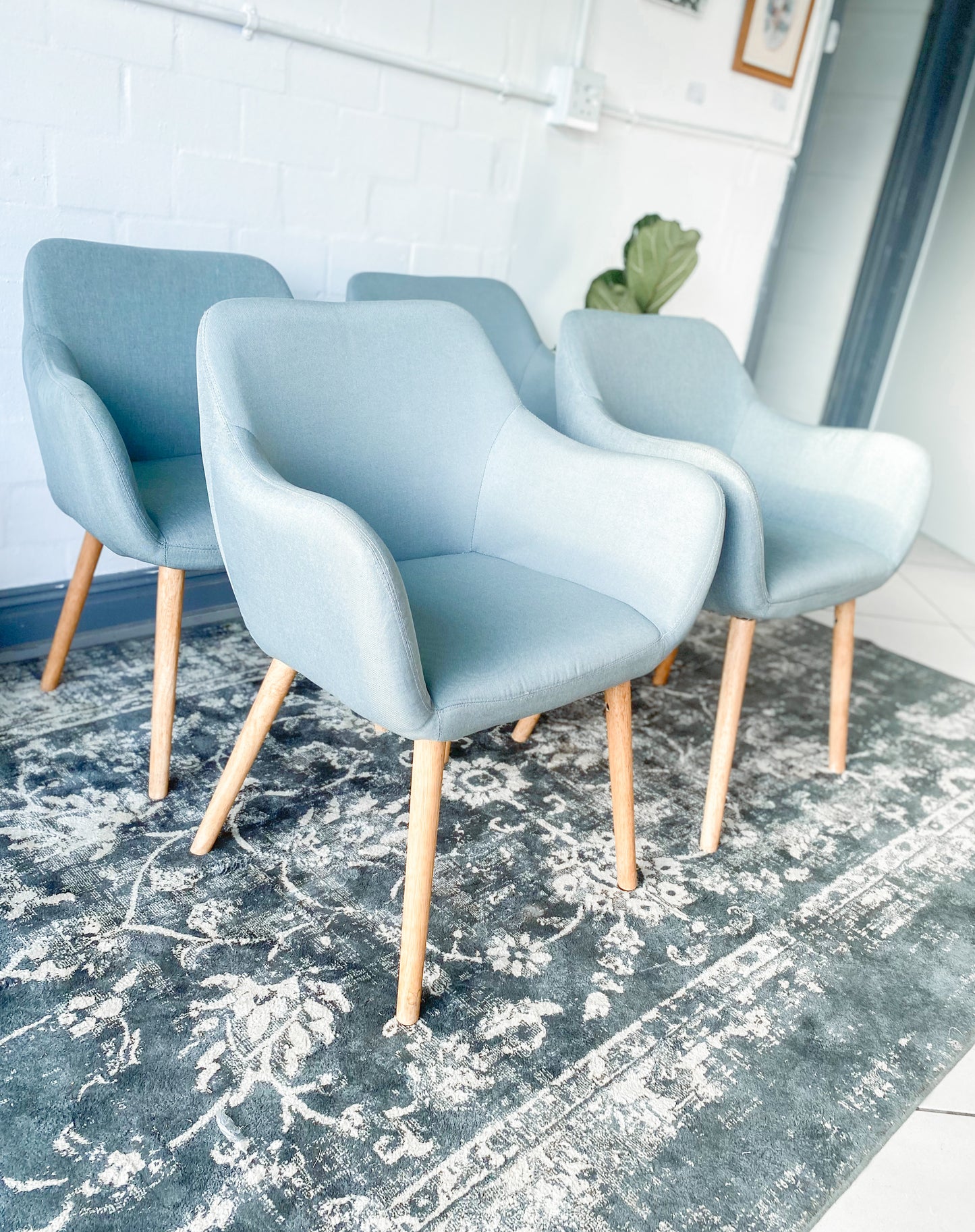 Set of 4 Retro Dining Chairs