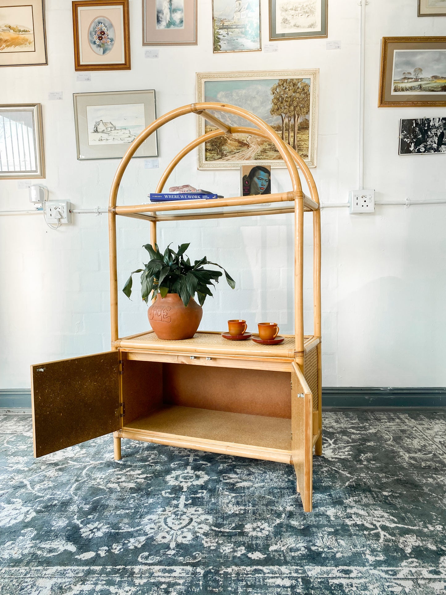 Cane Display Shelf