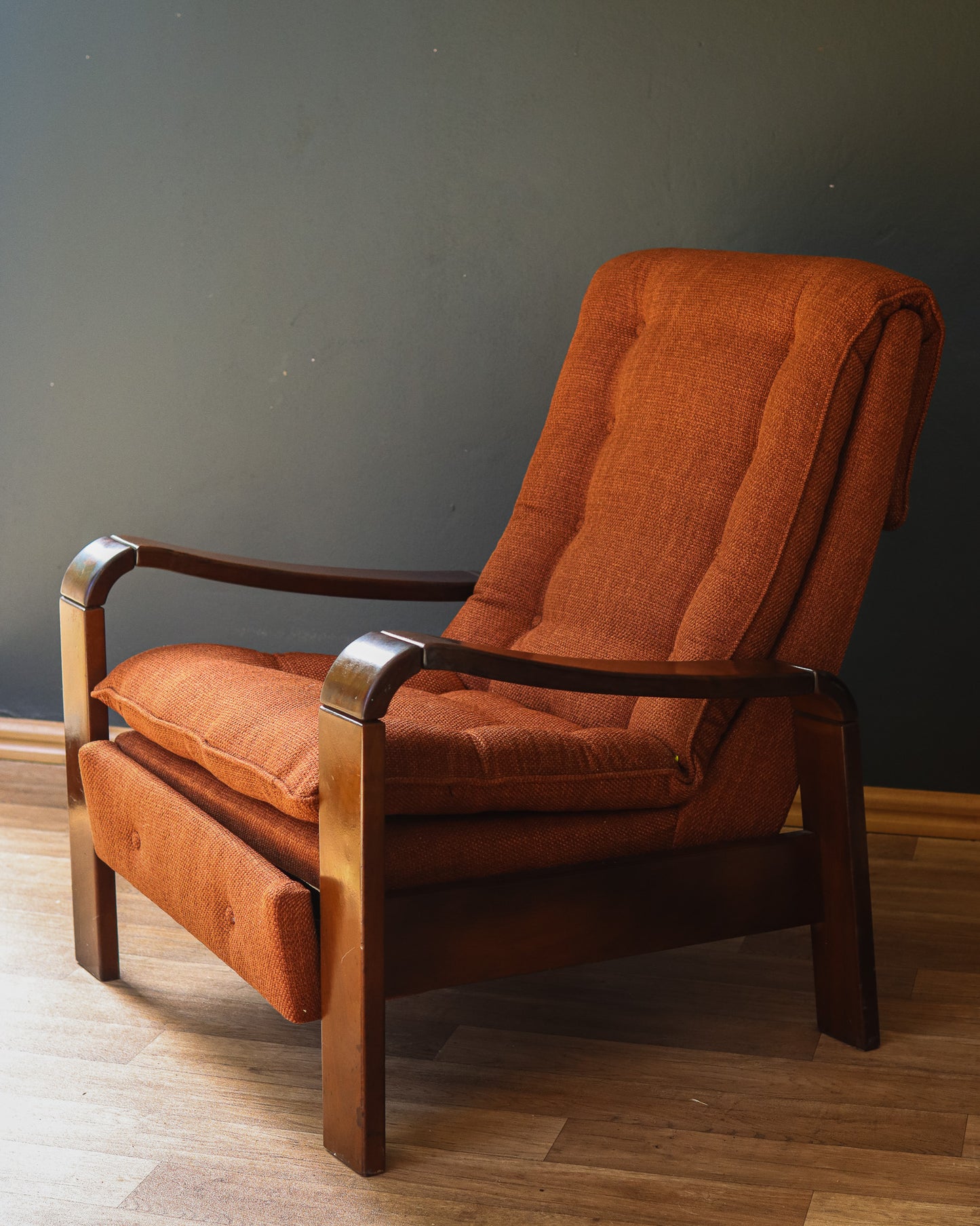 Retro 1970's Imbuia Recliner