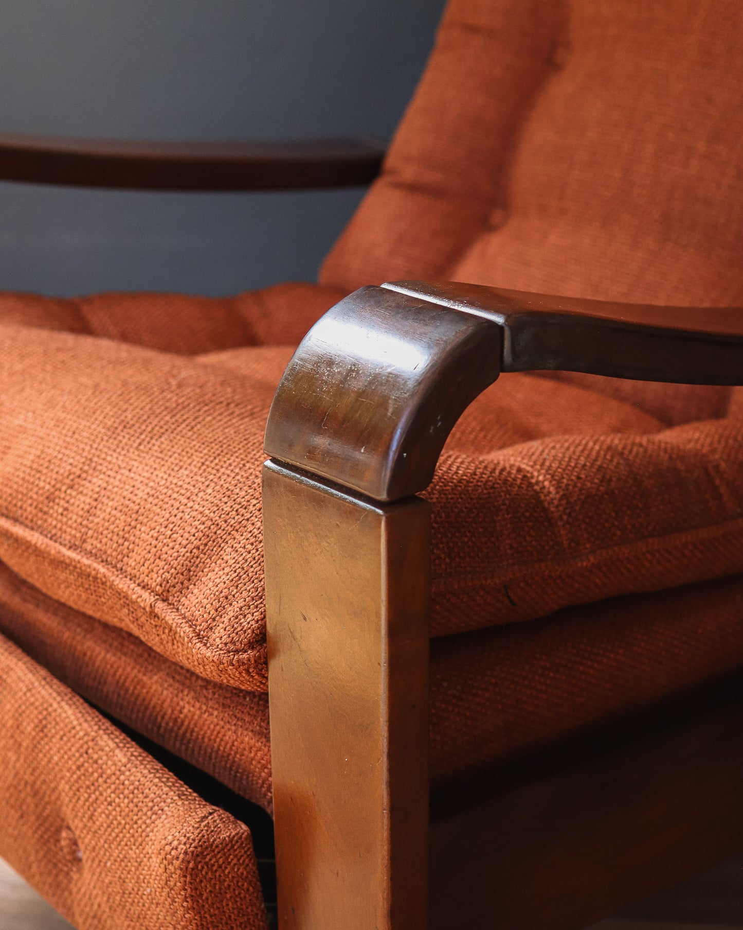 Retro 1970's Imbuia Recliner