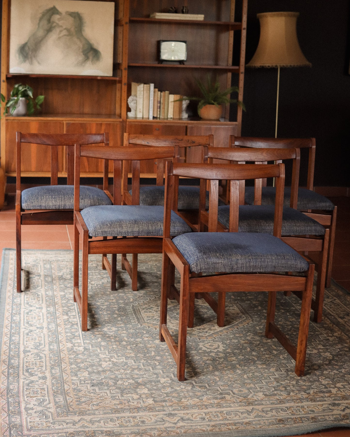 Mid-Century Kiaat Dining Chairs