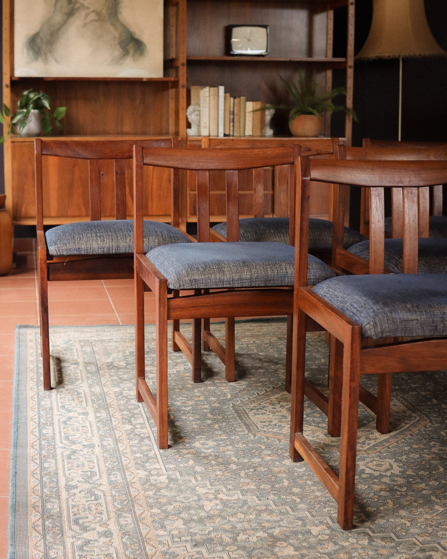 Mid-Century Kiaat Dining Chairs