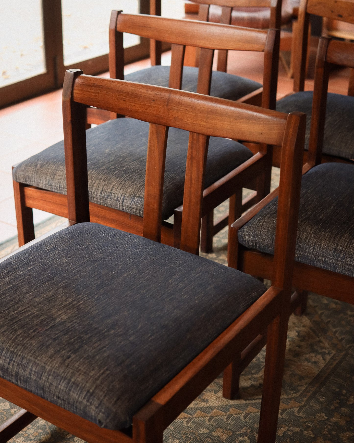 Mid-Century Kiaat Dining Chairs