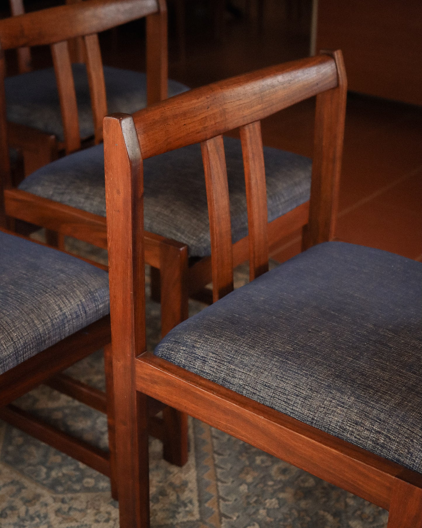 Mid-Century Kiaat Dining Chairs