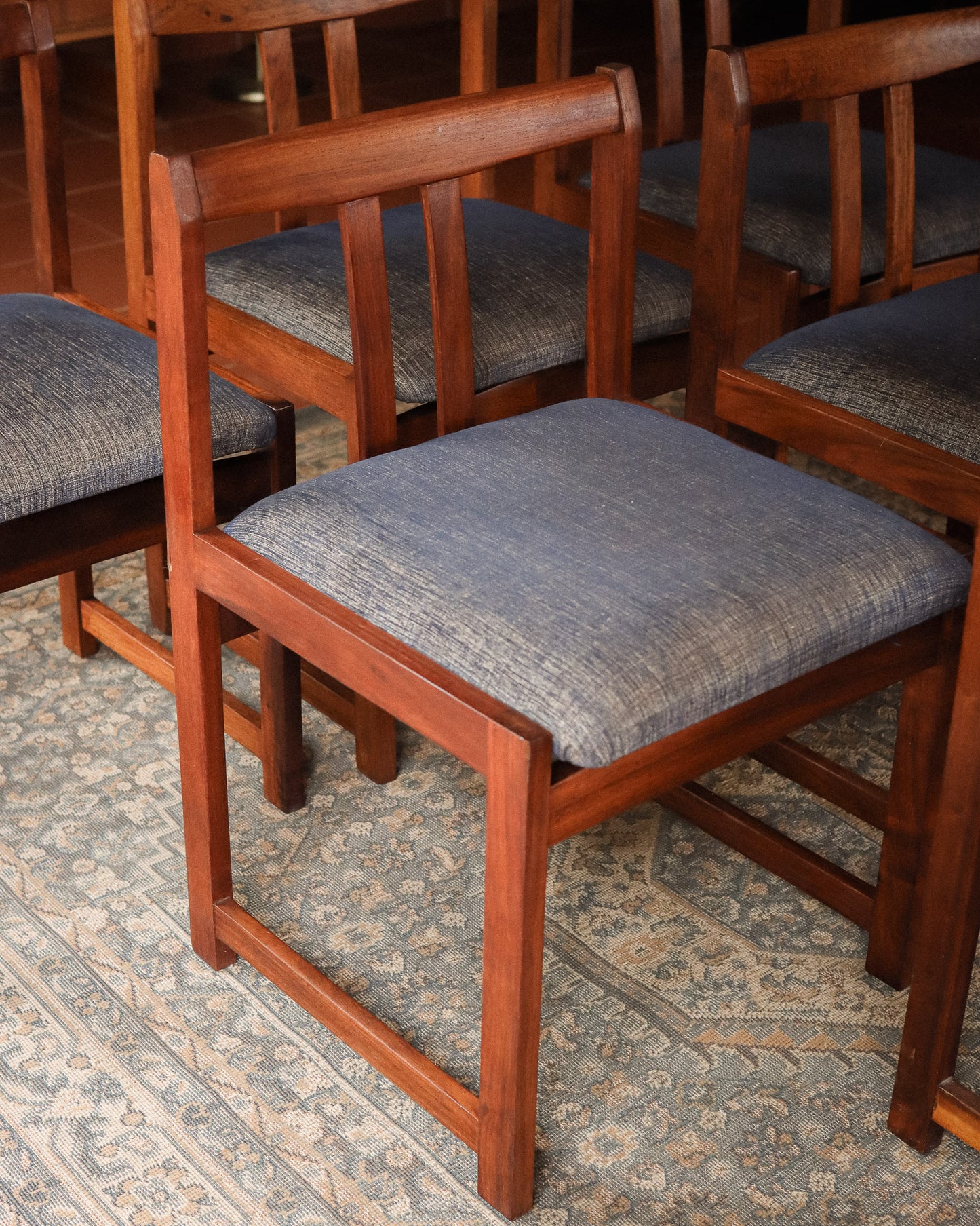 Mid-Century Kiaat Dining Chairs