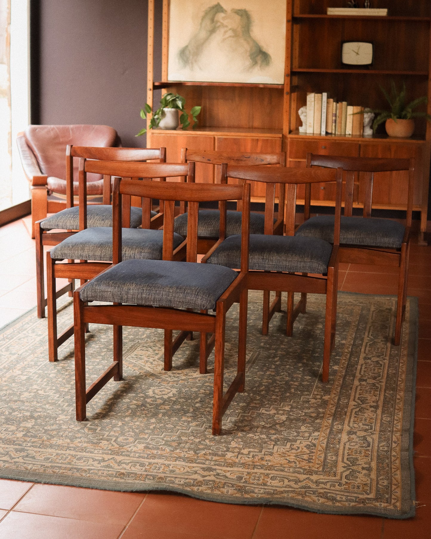 Mid-Century Kiaat Dining Chairs