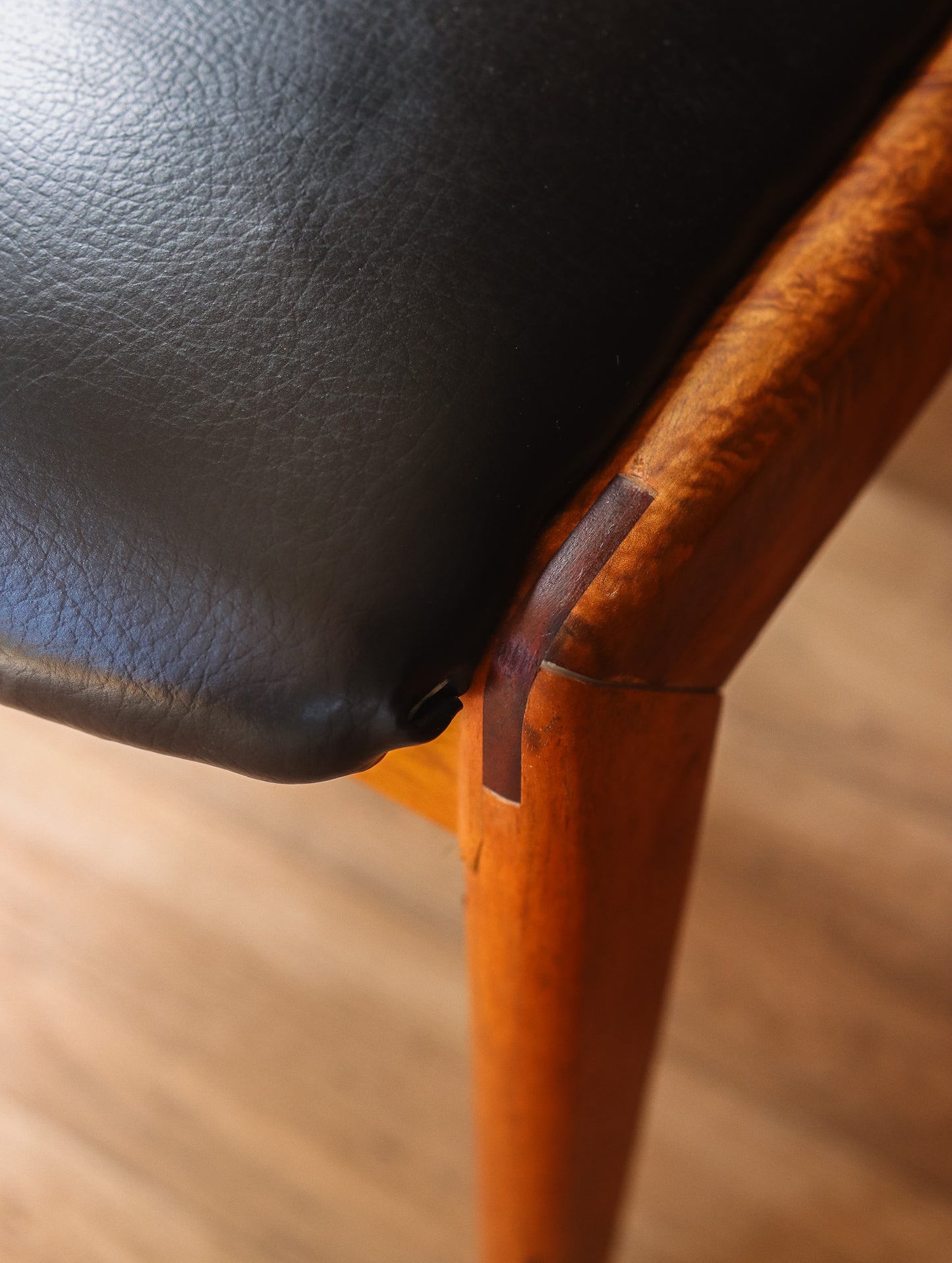 Mid-Century Teak Ladderback Dining Chairs