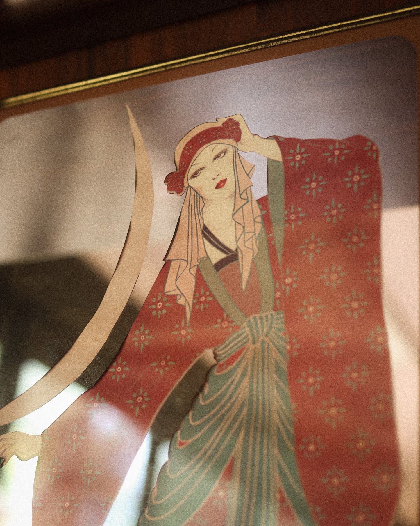 Vintage 1978 Lillian Shao ‘Power Song’ Mirror