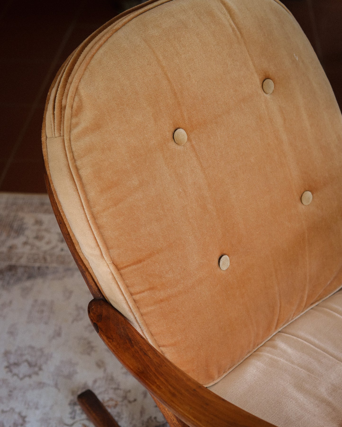 Vintage Lubis Rocking Chair