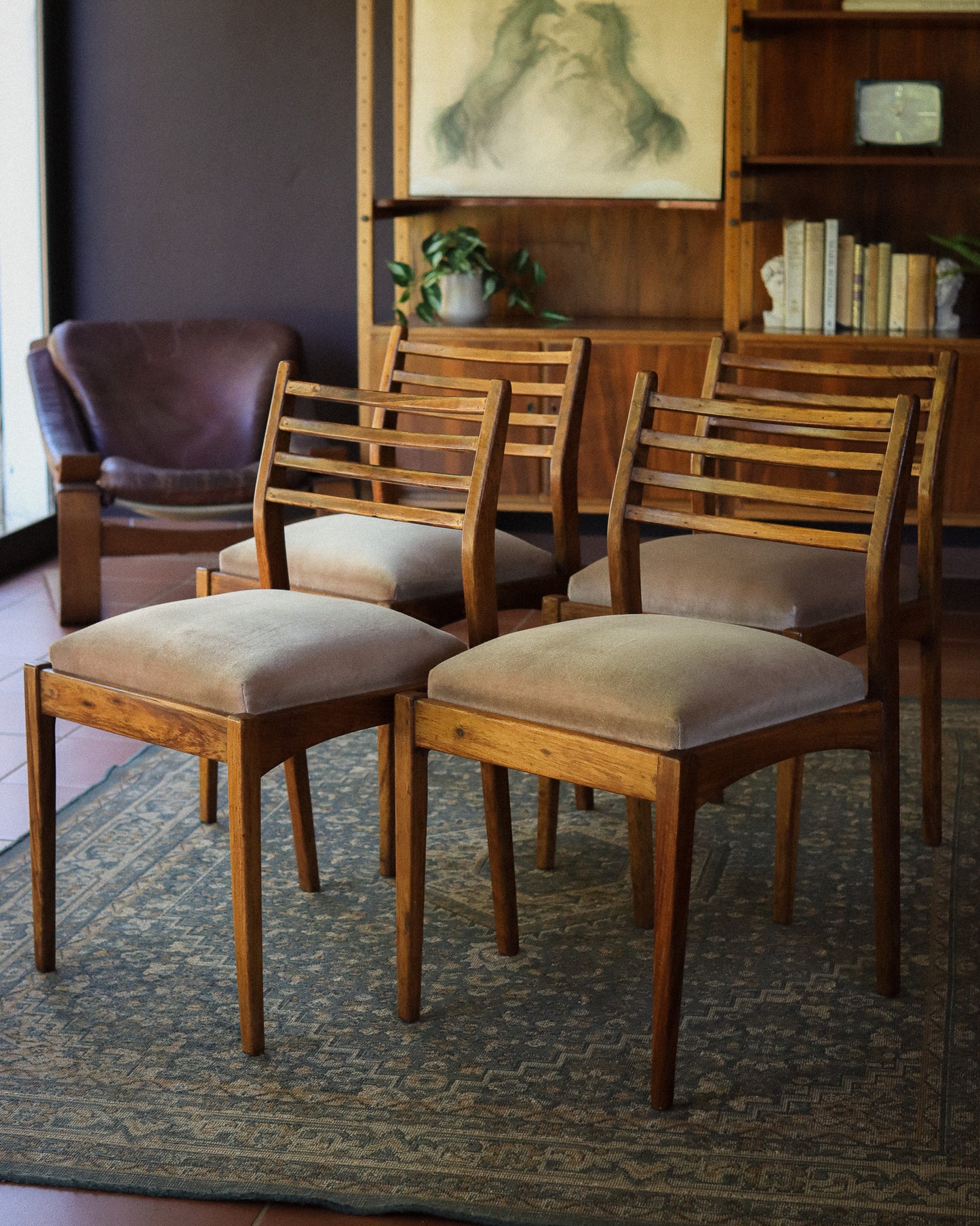 Set of 4 Mid-Century Dining Chairs