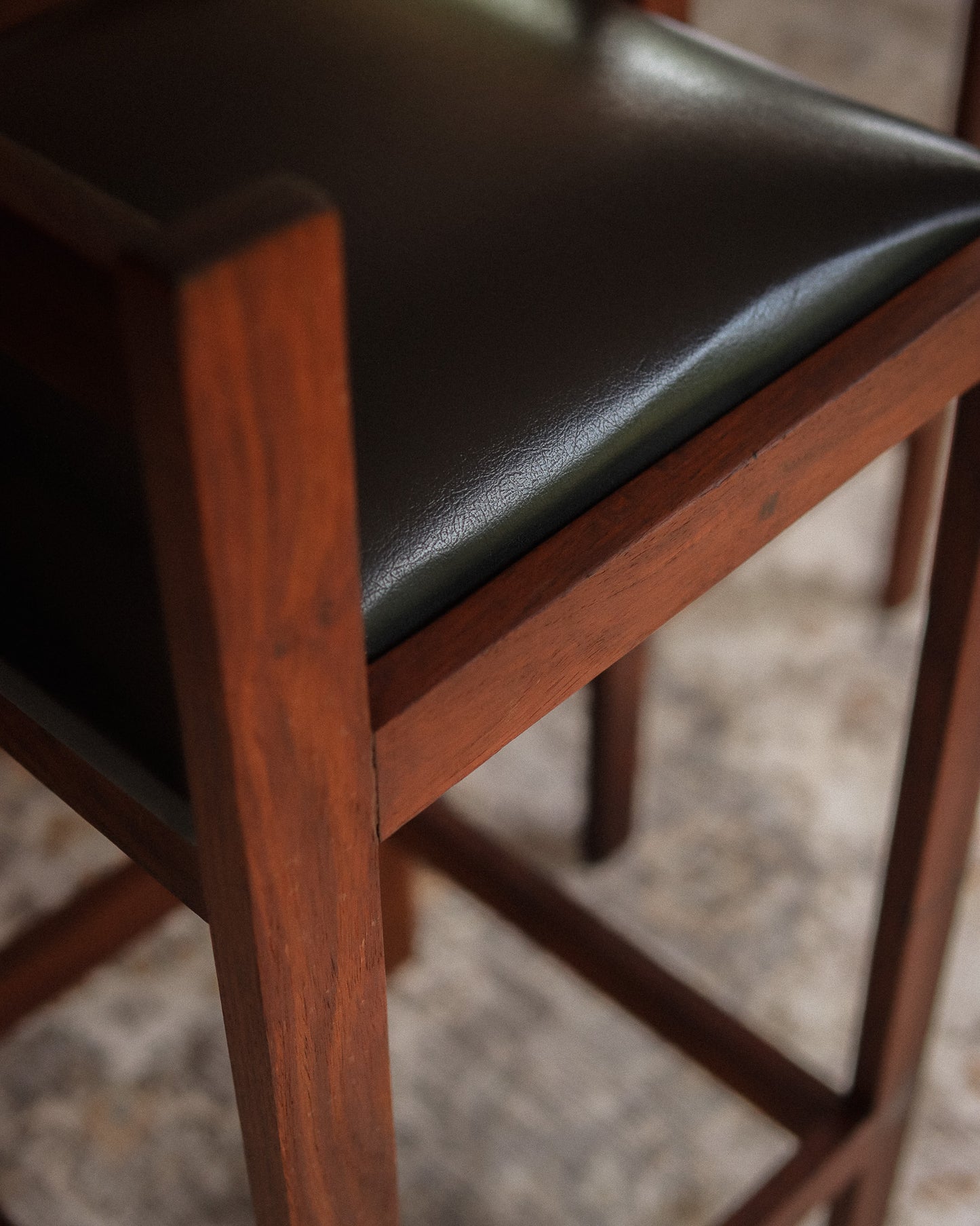 Mid-Century Three-Seater Bar Set