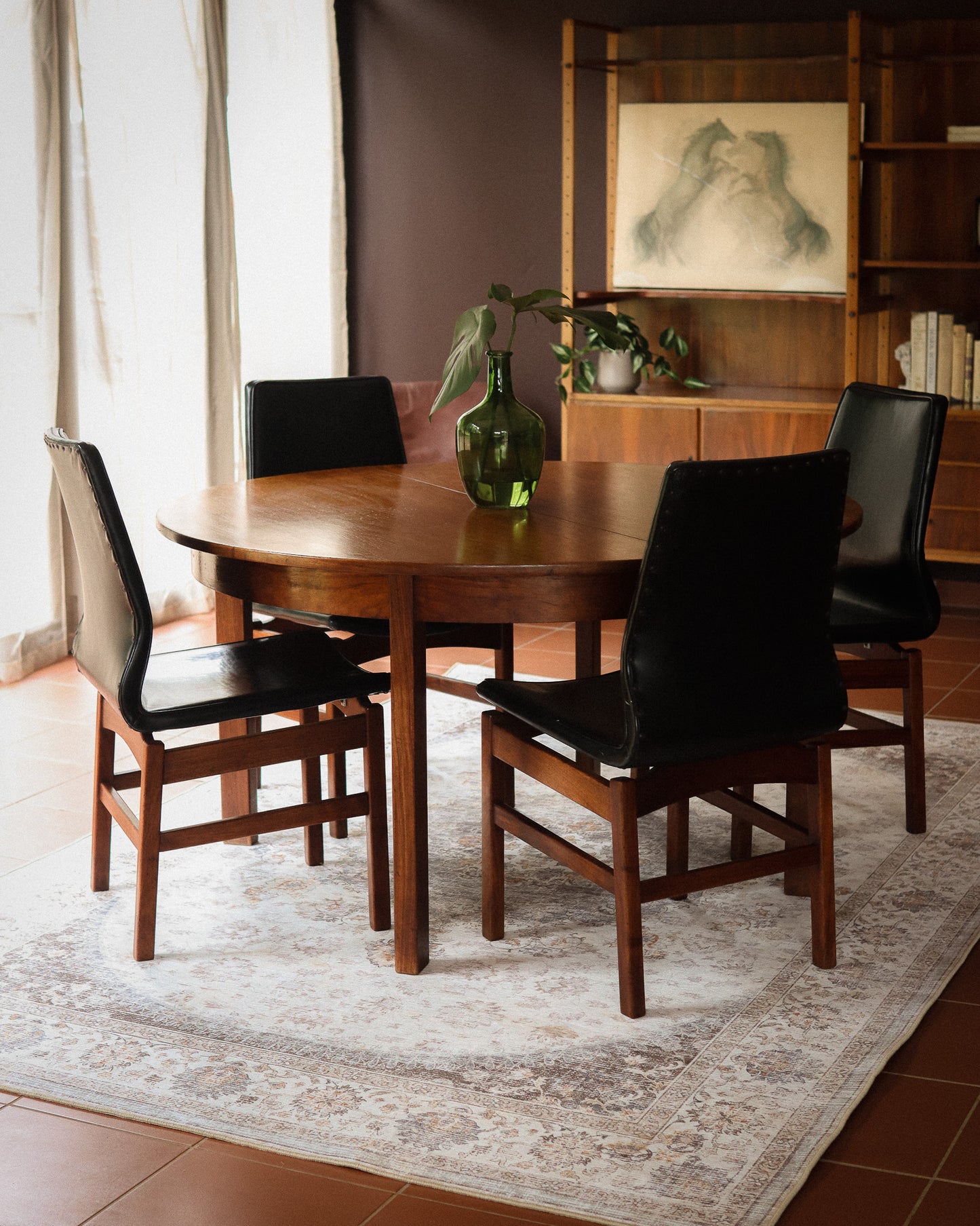 Mid-Century Four-Seater Dining Set