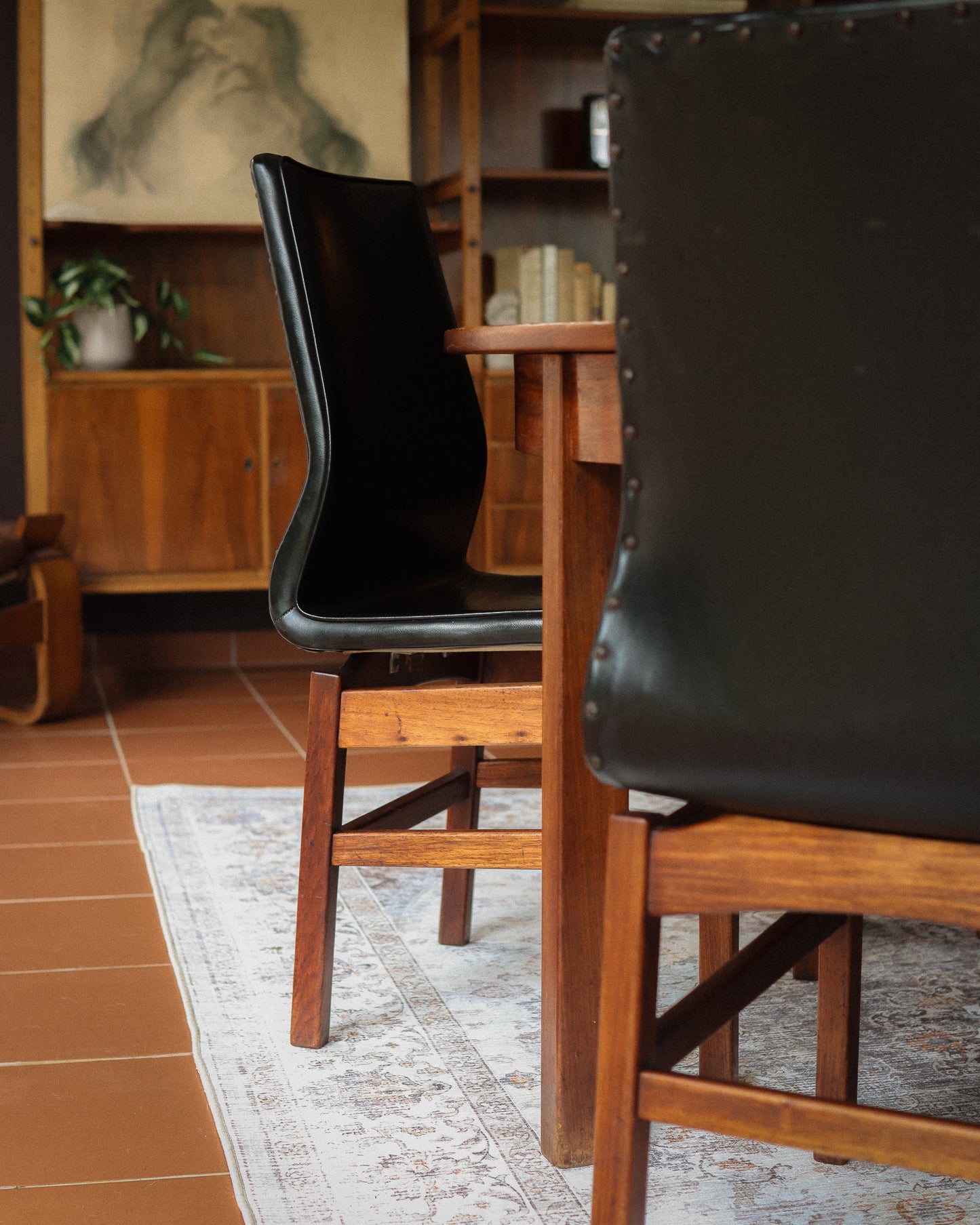 Mid-Century Four-Seater Dining Set