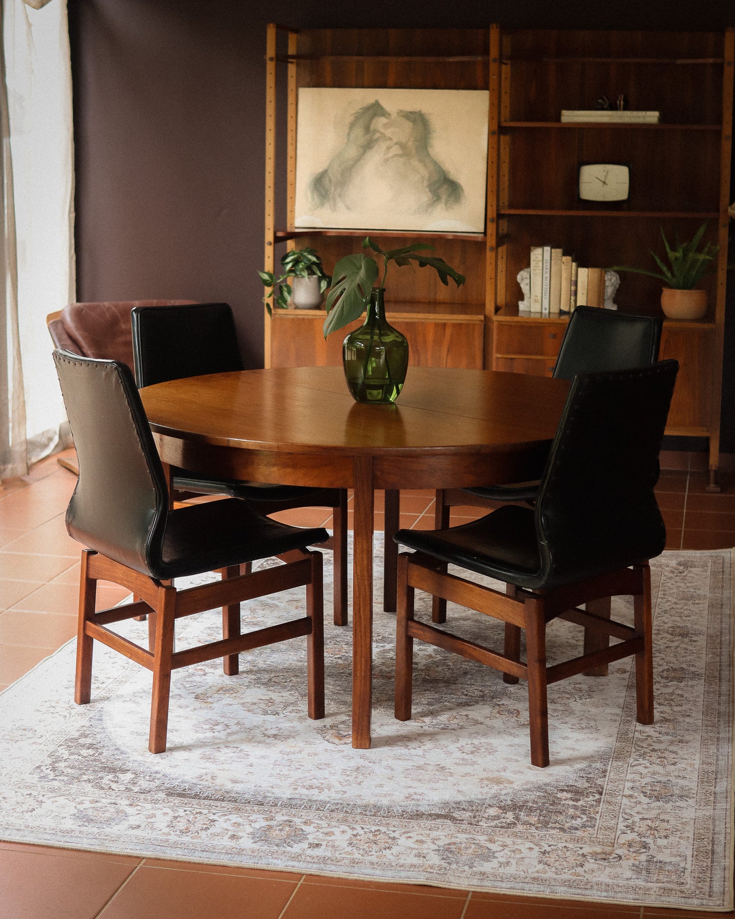 Mid-Century Four-Seater Dining Set