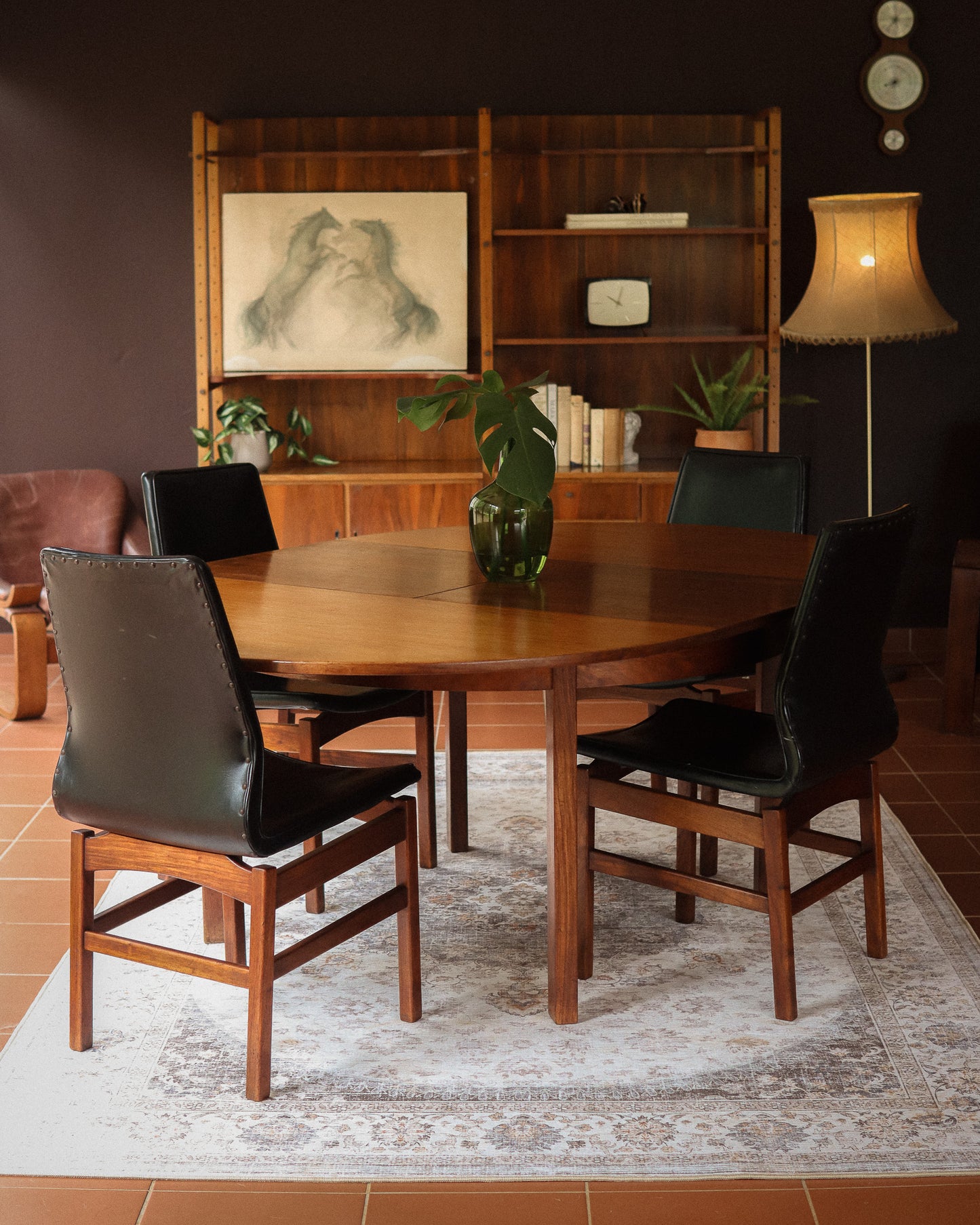 Mid-Century Four-Seater Dining Set