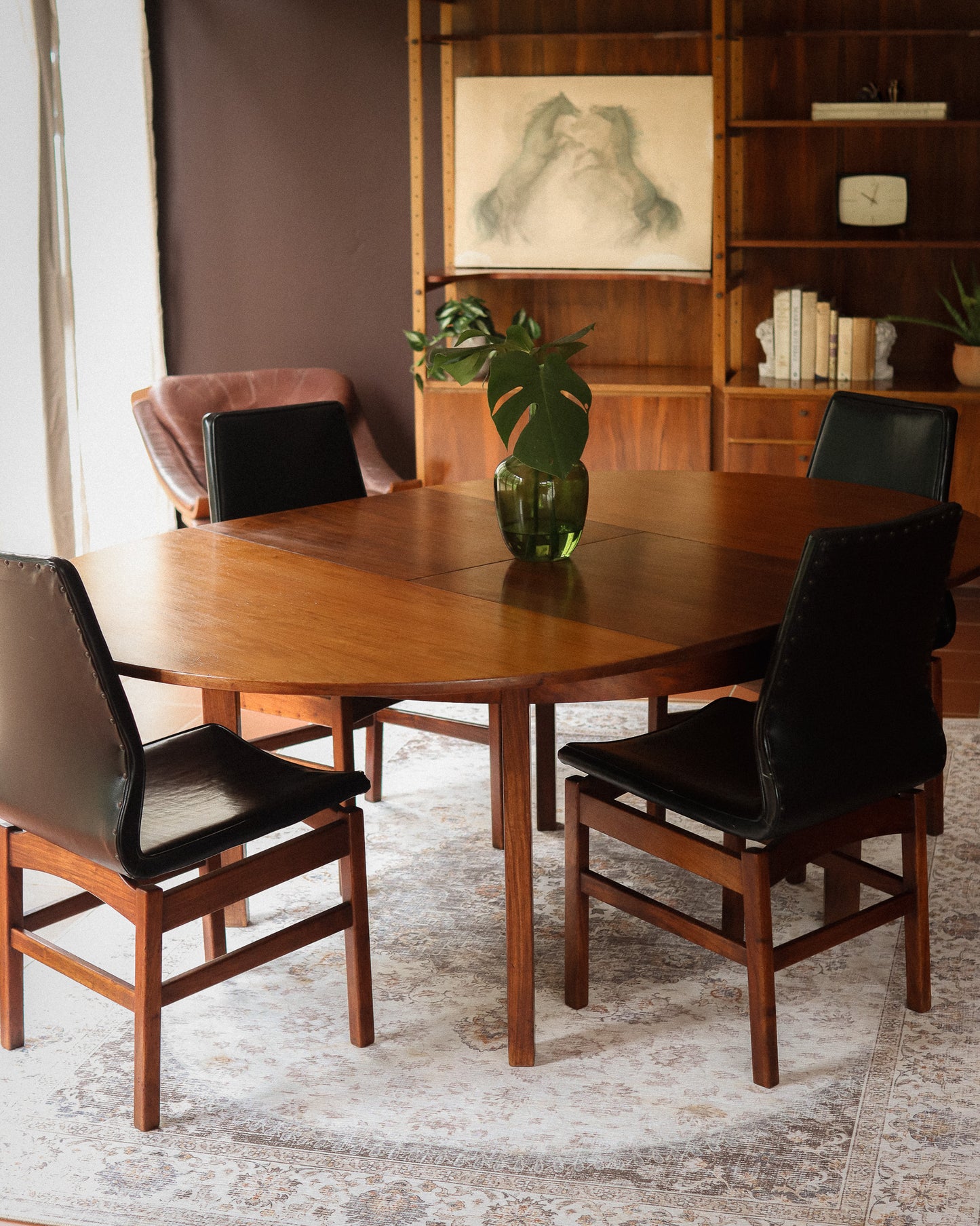 Mid-Century Four-Seater Dining Set