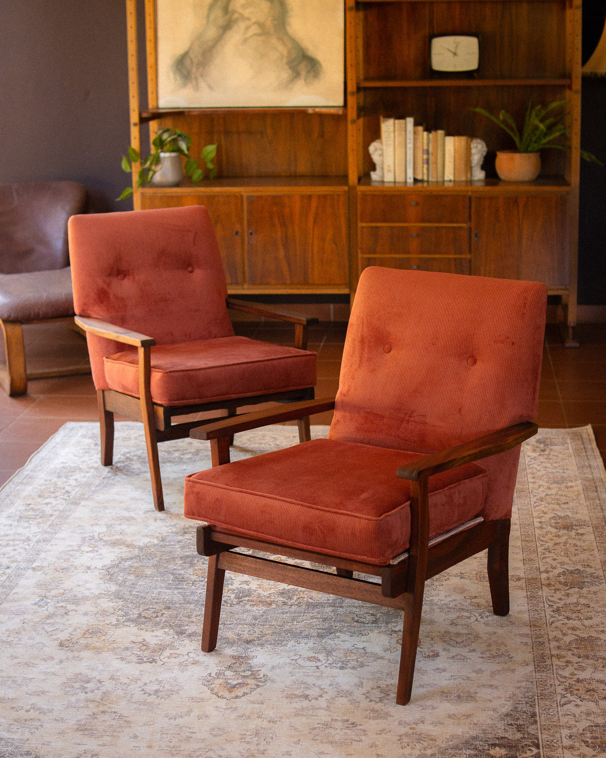 Pair of Mid-Century Armchairs