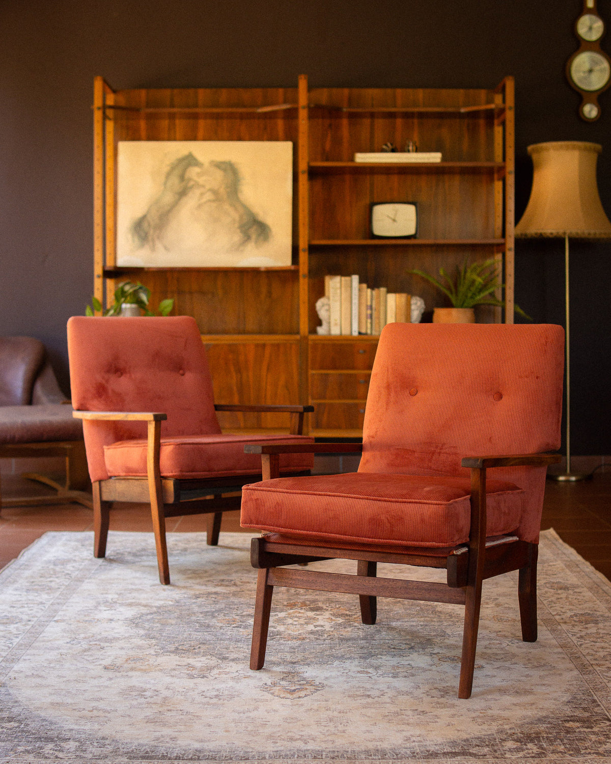 Pair of Mid-Century Armchairs